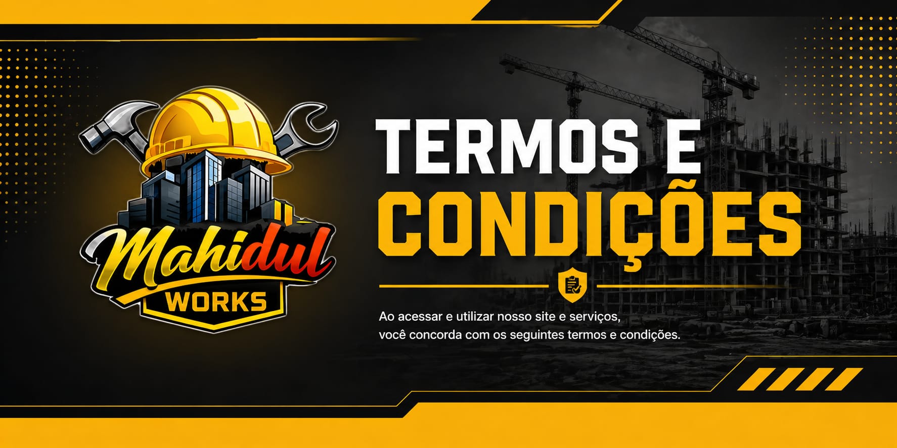 O acesso e utilização do website www.mahidulworks.pt regem‑se pelos presentes Termos e Condições, que definem as regras de funcionamento, responsabilidades, direitos e obrigações entre a Mahidul Works e os utilizadores. Ao navegar no website, o utilizador declara que leu e aceita integralmente estes Termos. Caso não concorde, deverá interromper a utilização do website.

A Mahidul Works pode atualizar ou modificar estes Termos a qualquer momento, sendo as alterações válidas após publicação no website. O tratamento de dados pessoais cumpre o Regulamento Geral de Proteção de Dados (GDPR – UE 2016/679), garantindo confidencialidade, segurança e utilização apenas para finalidades legítimas, conforme descrito na nossa Política de Privacidade.

Para proteção da informação, o website utiliza medidas técnicas e organizativas adequadas, incluindo encriptação, monitorização de acessos e prevenção de ataques cibernéticos. Apesar disso, o utilizador reconhece que nenhum sistema digital é totalmente imune a riscos, conforme explicado em Segurança da Informação.

O utilizador compromete‑se a utilizar o website de forma responsável, abstendo‑se de práticas ilegais, tentativas de acesso não autorizado, introdução de malware, cópia indevida de conteúdos ou qualquer ação que comprometa o funcionamento da plataforma. Todos os textos, imagens, logótipos, gráficos e conteúdos são propriedade da Mahidul Works ou utilizados com autorização, estando protegidos por direitos de propriedade intelectual. A reprodução sem consentimento é proibida, conforme descrito em Propriedade Intelectual.

Os serviços apresentados no website podem incluir trabalhos técnicos de construção, impermeabilização, revestimentos, pavimentos, acabamentos criativos e consultoria técnica. A descrição dos serviços pode ser atualizada sem aviso prévio, mantendo sempre o compromisso de qualidade e transparência.

A Mahidul Works não se responsabiliza por interrupções temporárias, falhas técnicas, conteúdos externos de terceiros ou danos resultantes do uso inadequado do website. Links externos presentes na plataforma são fornecidos apenas para conveniência, não representando responsabilidade sobre o conteúdo de terceiros, conforme indicado em Links Externos.

O website utiliza cookies para melhorar a experiência do utilizador, permitindo funcionalidades essenciais e personalização. As preferências podem ser ajustadas no navegador, conforme descrito na Política de Cookies.

Nos termos do GDPR, o utilizador tem direito de acesso, retificação, eliminação, limitação, oposição e portabilidade dos seus dados pessoais. Estes direitos podem ser exercidos através da página de contacto disponível no website.

Os presentes Termos e Condições são regidos pela legislação portuguesa e pelas normas aplicáveis da União Europeia. Para qualquer questão relacionada com estes Termos, o utilizador pode contactar a Mahidul Works através da página oficial de contacto.